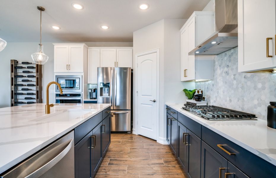 Island kitchen with tons of cabinetry