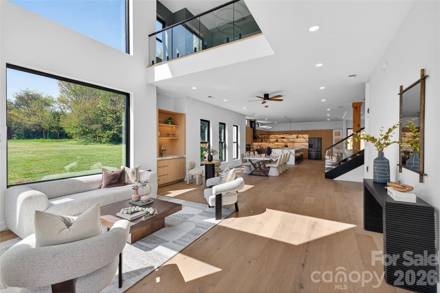 Furnished interior view inside a new home in , Charlotte (Image 13).