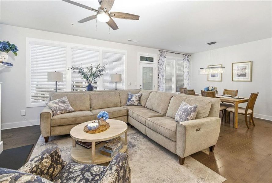 Furnished interior view inside a new home in , Cumming (Image 16).