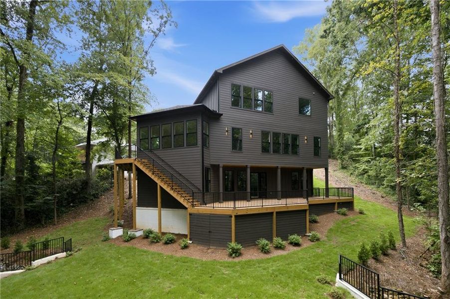 Front exterior of a new home in , Marietta, GA, highlighting curb appeal (Image 28).