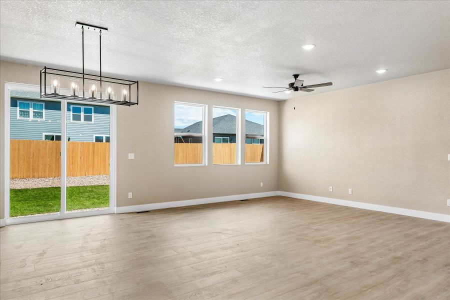 Spacious, unfurnished interior of a new home in The Glen-12, Colorado Springs (Image 16).
