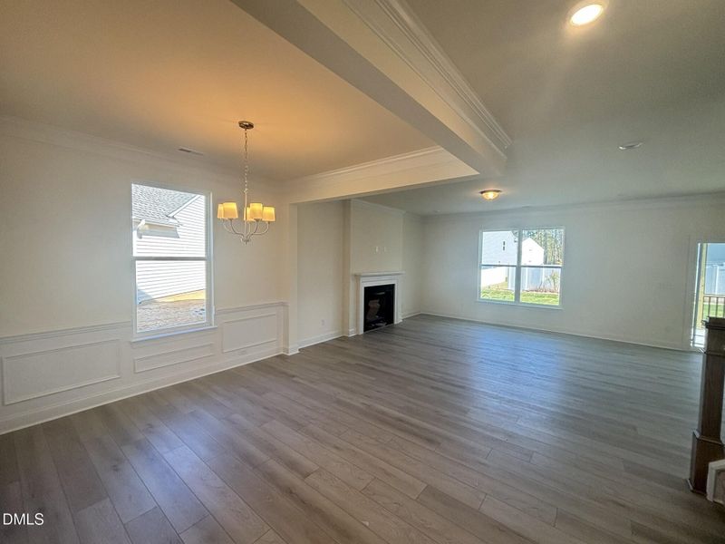 Dining Room into Family Room