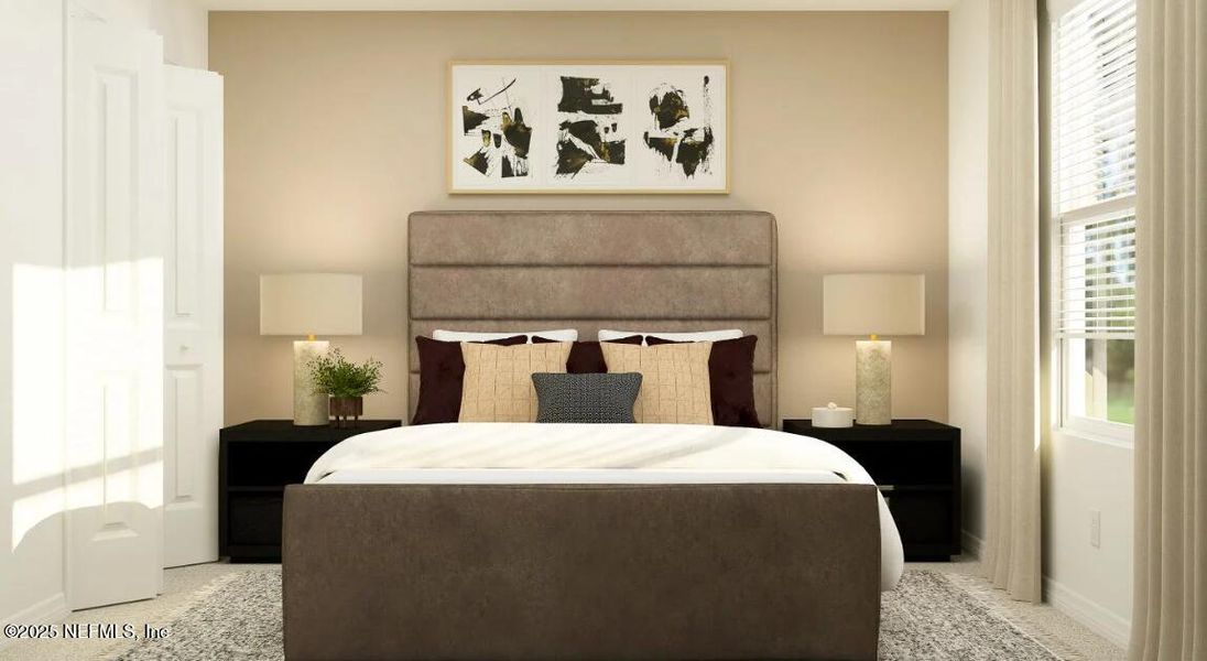 Furnished interior view inside a new home in Kings Preserve, Jacksonville (Image 15). Furnished interior view inside a new home in Kings Preserve, Jacksonville (Image 15).