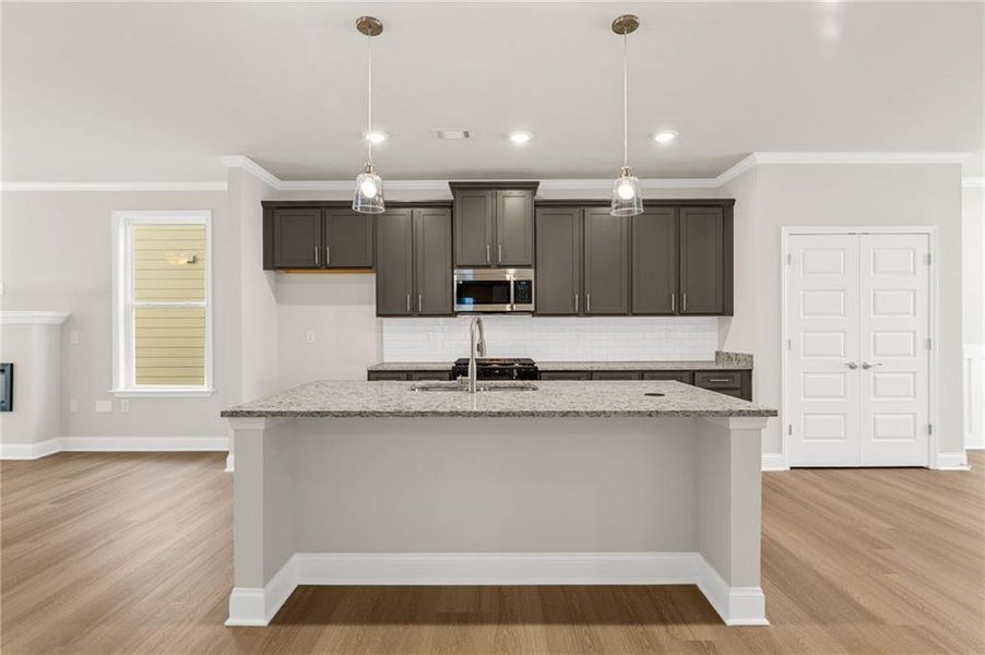 Furnished interior view inside a new home in Cooper's Walk, Loganville (Image 5).