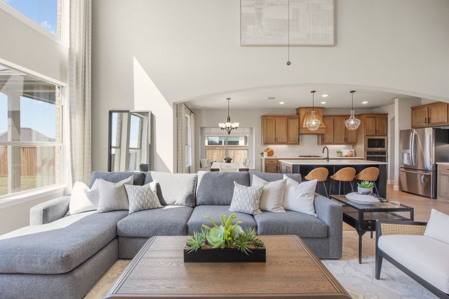 Furnished interior view inside a new home in Silo Mills, Joshua (Image 13).