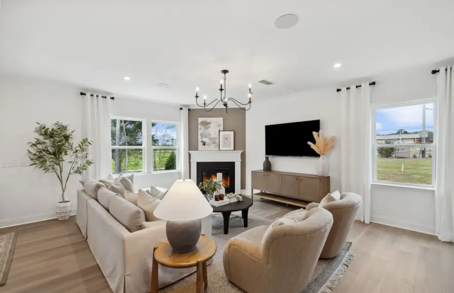 Furnished interior view inside a new home in Hamilton Place, Cartersville (Image 12).