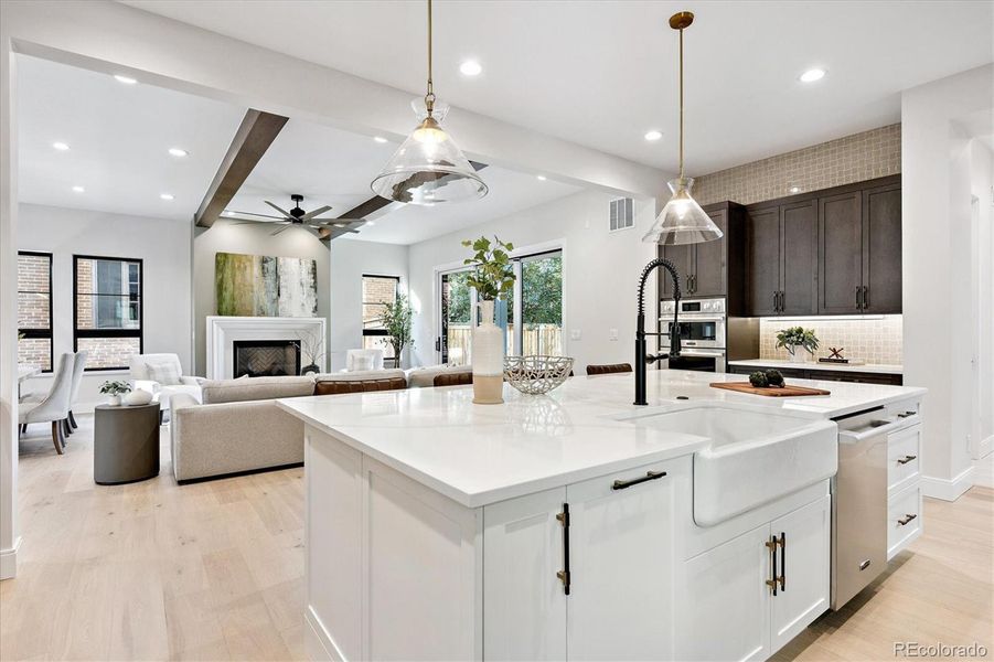 Furnished interior view inside a new home in , Denver (Image 7).