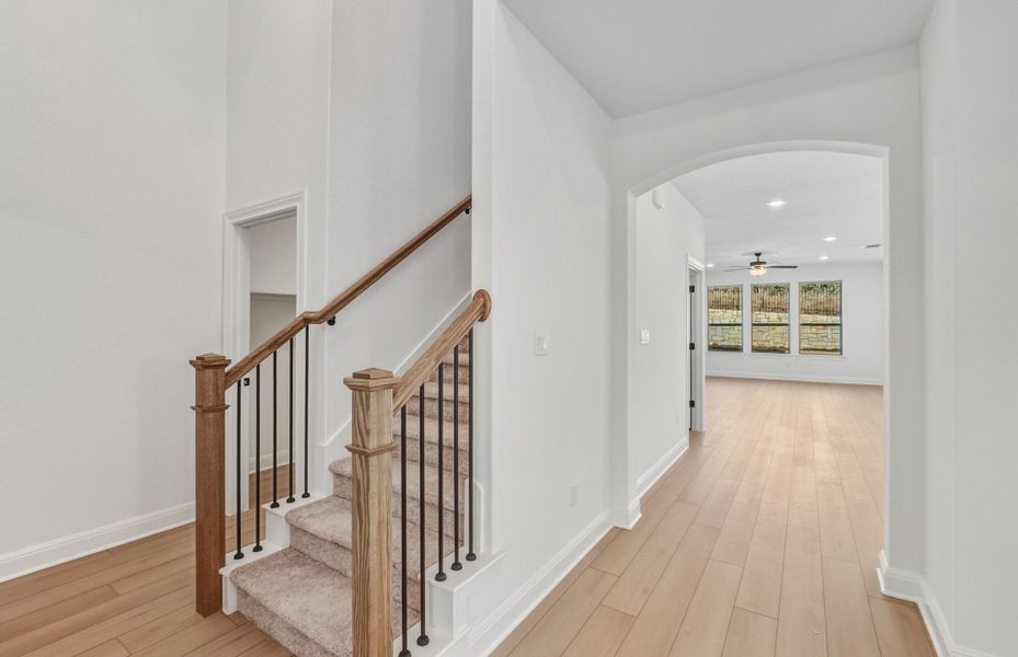 Spacious, unfurnished interior of a new home in West Cypress Hills, Spicewood (Image 48).