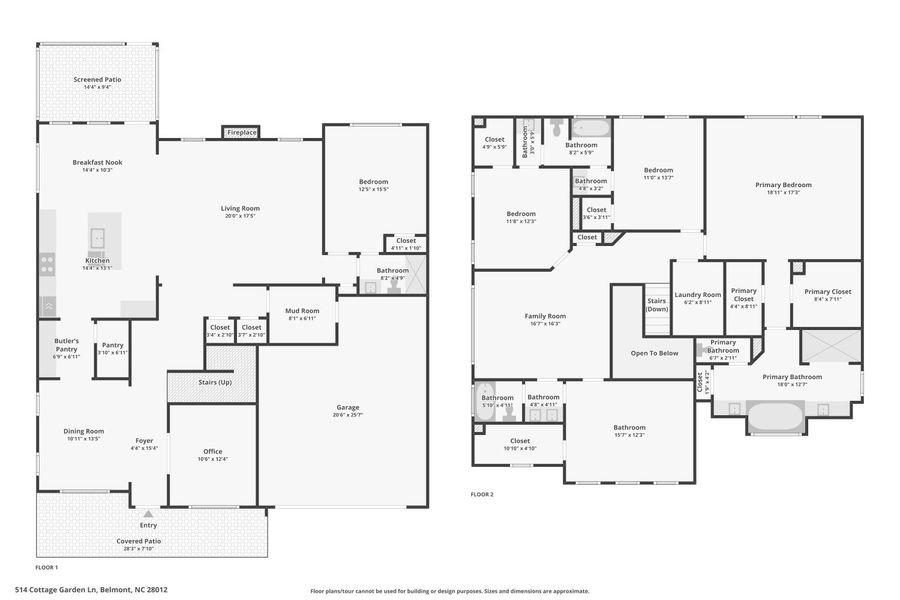 The Stonehaven Plan by DRB Homes in Michaux Gardens - Floors