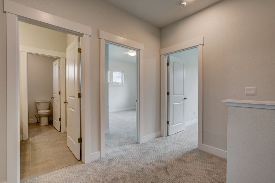 Representative unfurnished interior of a home built from the The Addison by Landmark Homes in The Lakes at Centerra, Loveland (Image 22). Representative unfurnished interior of a home built from the The Addison by Landmark Homes in The Lakes at Centerra, Loveland (Image 22).