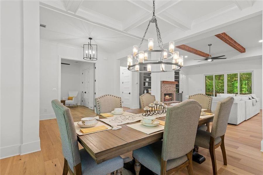 Furnished interior view inside a new home in , Ball Ground (Image 48).