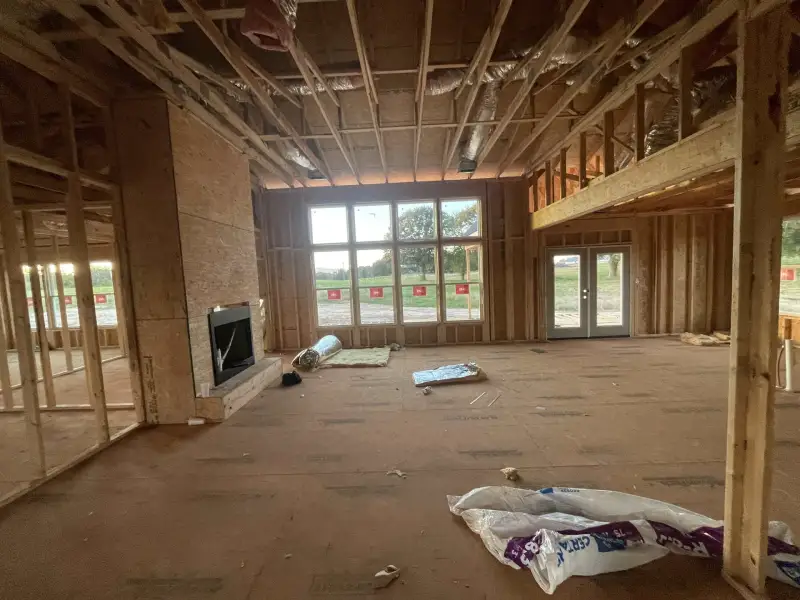 In-progress construction of a new home in Smokey Hills, Campobello, SC (Image 8). In-progress construction of a new home in Smokey Hills, Campobello, SC (Image 8).