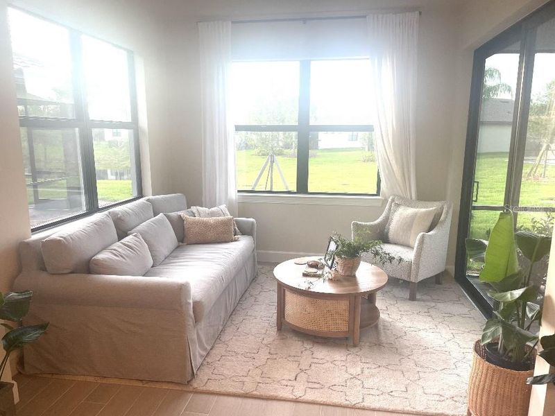 Furnished interior view inside a new home in Preserve at Waterway Village, Vero Beach (Image 16).
