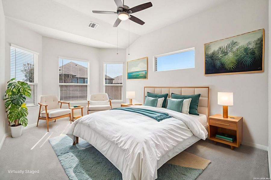 Furnished interior view inside a new home in Carmel Ranch, Schertz (Image 17).