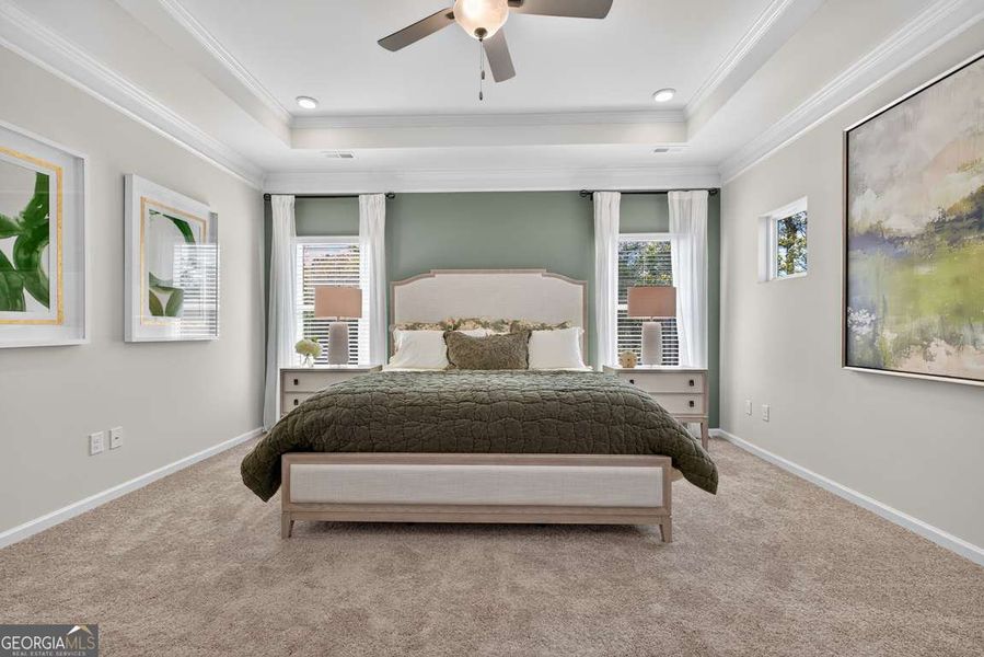 Furnished interior view inside a new home in Crescent Towns, Riverdale (Image 31).