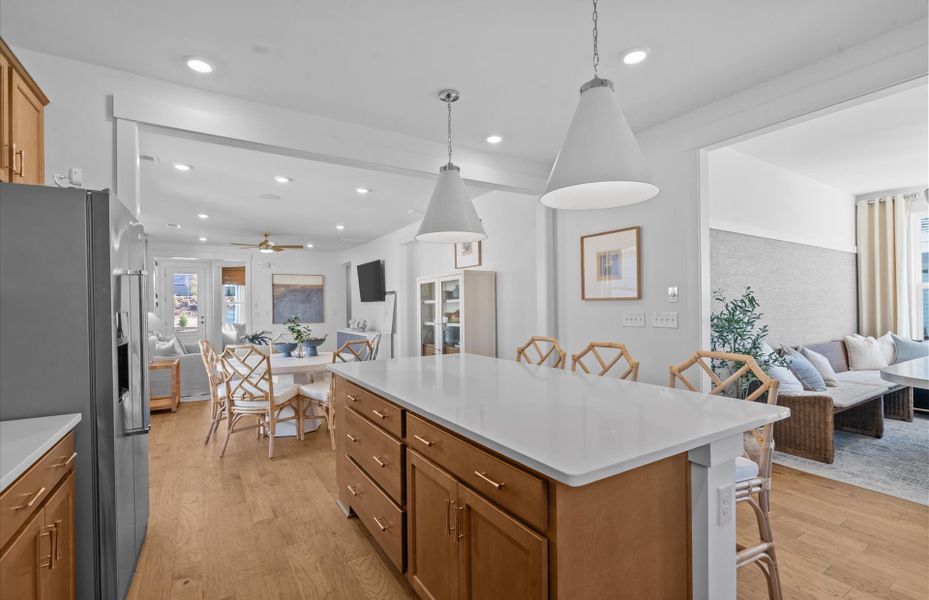Representative furnished interior of a home built from the Compass by Del Webb in Del Webb Greenville, Greenville (Image 13).