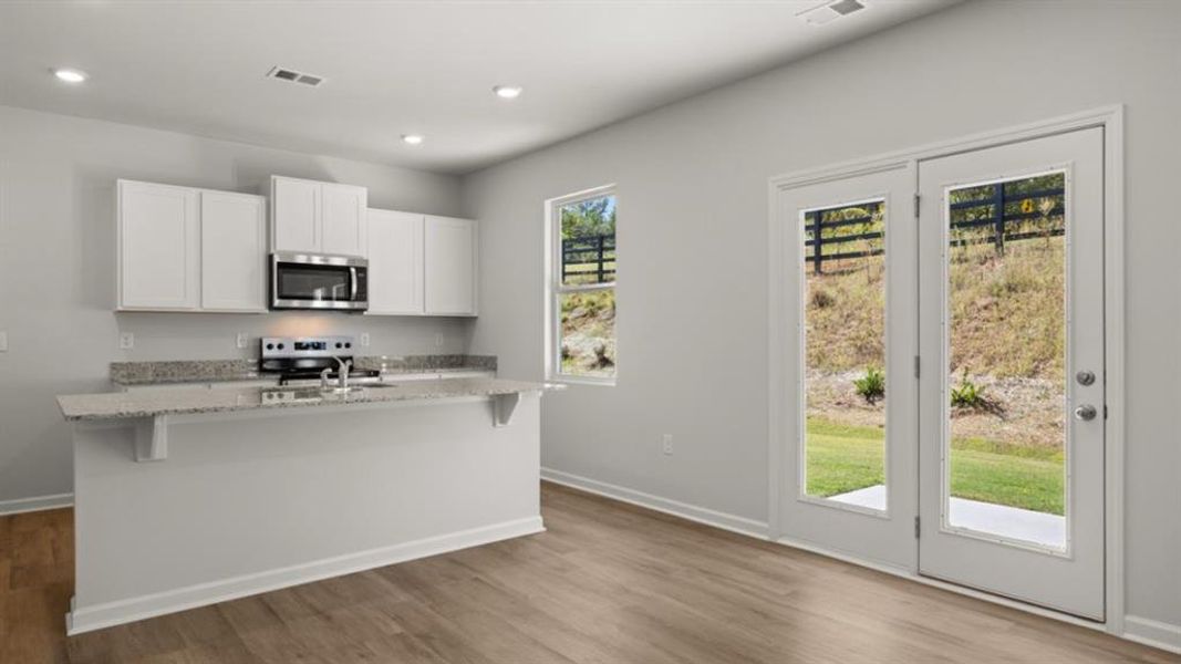 Furnished interior view inside a new home in Oakleigh Glen, Dallas (Image 3). Furnished interior view inside a new home in Oakleigh Glen, Dallas (Image 3).