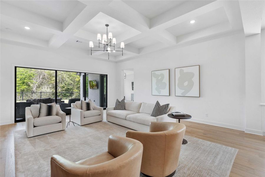 Furnished interior view inside a new home in , Spring (Image 14).