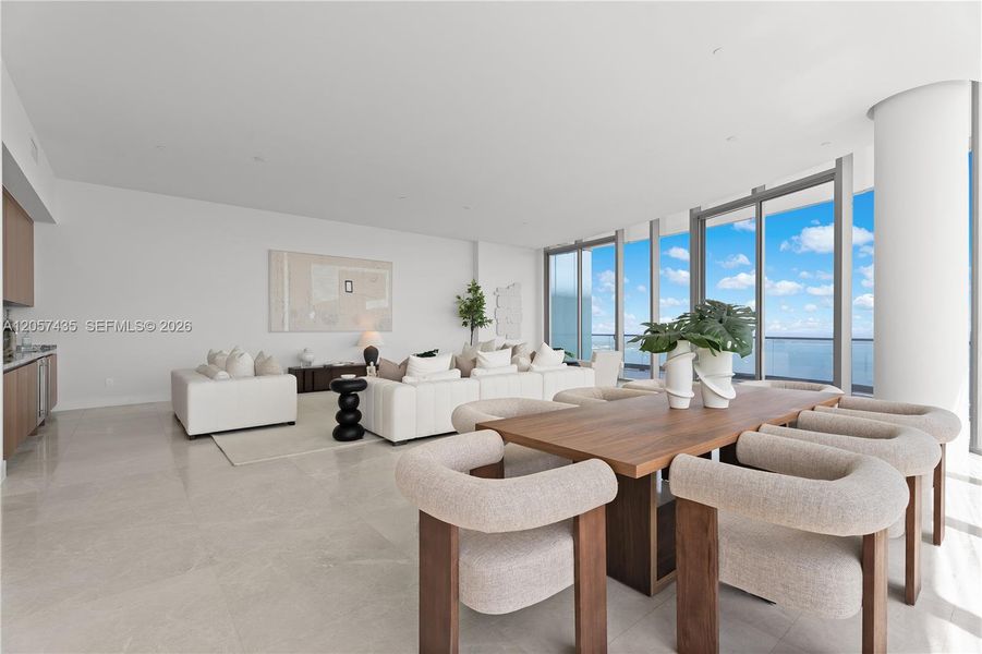 Furnished interior view inside a new home in , Miami (Image 14). Furnished interior view inside a new home in , Miami (Image 14).
