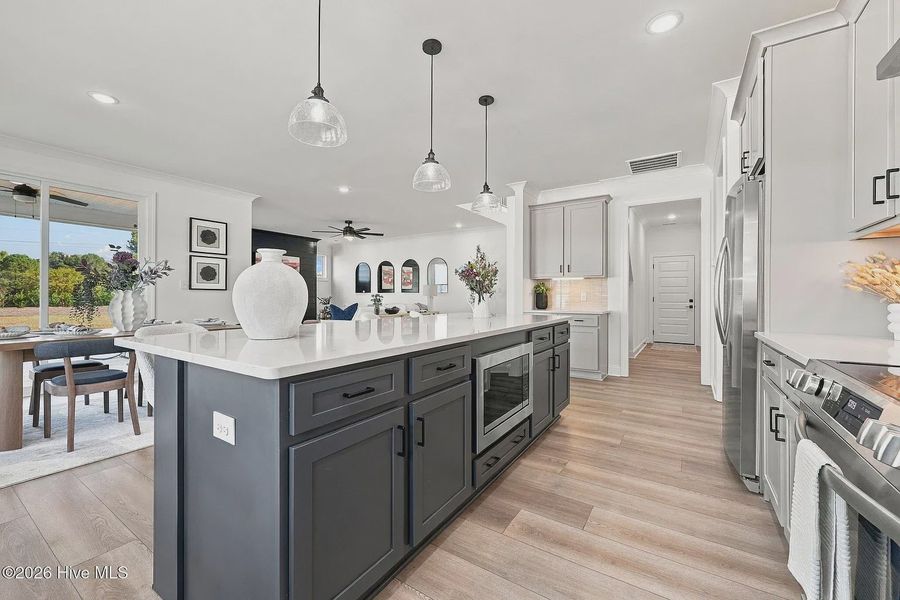Furnished interior view inside a new home in Dixon Grove, Grimesland (Image 36).