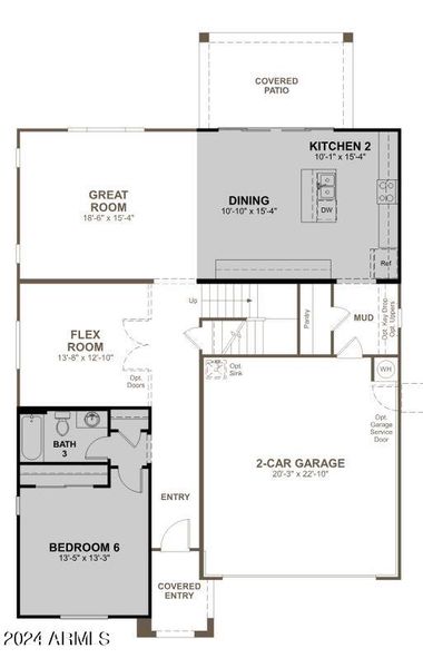 RED III- Lot 640 First Floor Plan