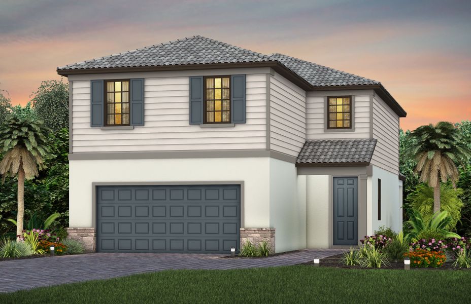 Exterior FM1 with optional stone