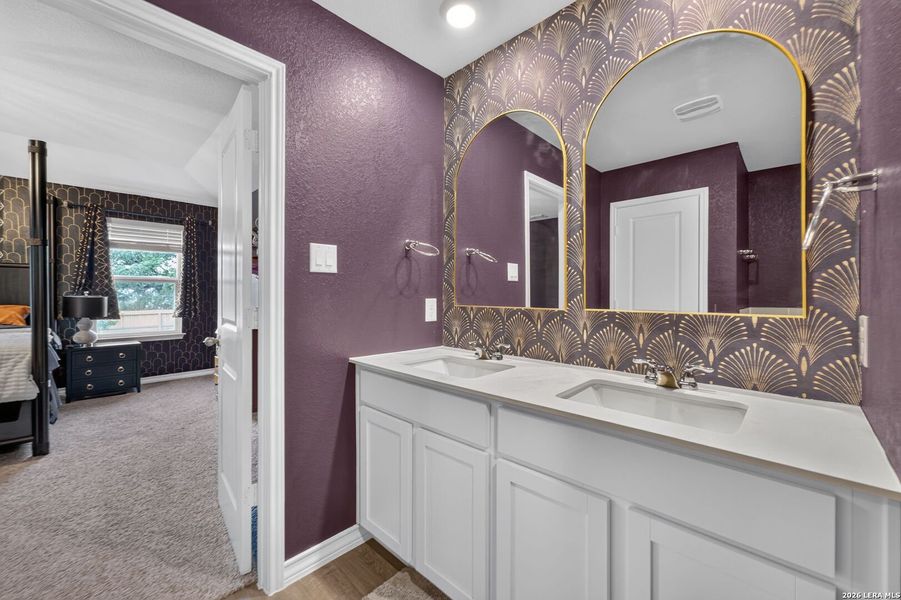 Furnished interior view inside a new home in Riverstone at Westpointe, San Antonio (Image 17).