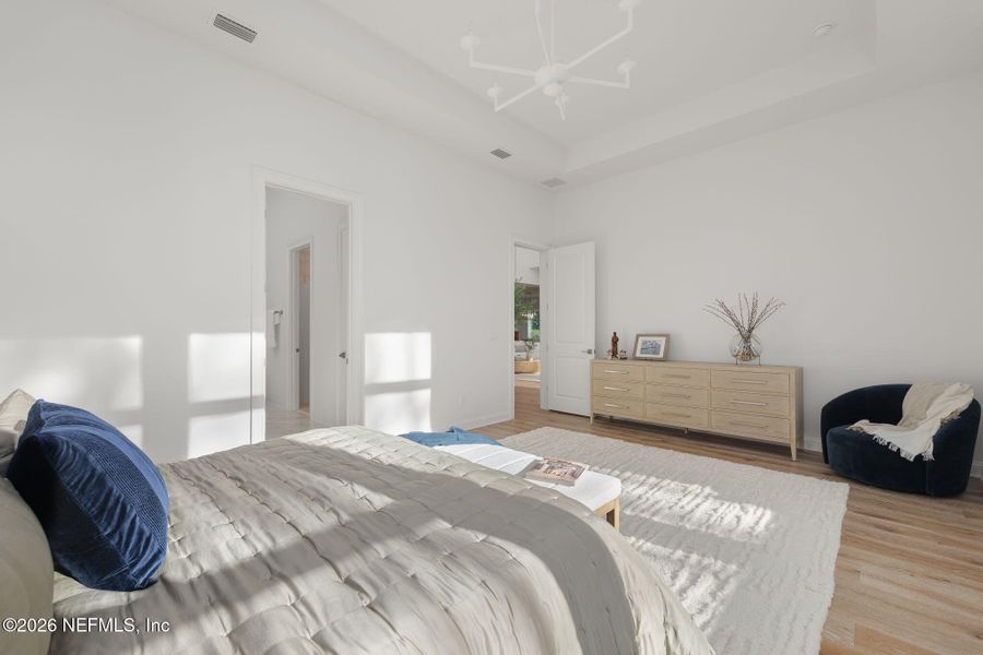 Furnished interior view inside a new home in Nocatee, Ponte Vedra (Image 39). Furnished interior view inside a new home in Nocatee, Ponte Vedra (Image 39).