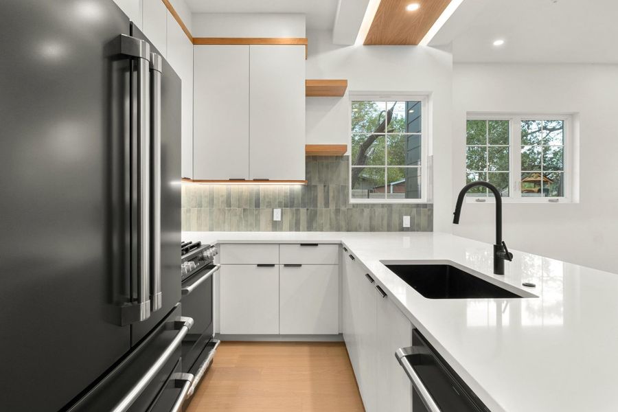 Furnished interior view inside a new home in , Austin (Image 3). Furnished interior view inside a new home in , Austin (Image 3).