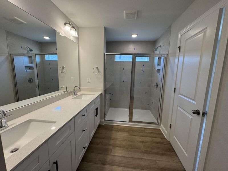 Furnished interior view inside a new home in Harrisburg Village Townhomes, Harrisburg (Image 8).