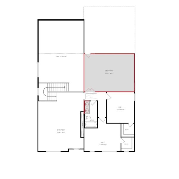 W/S #71892 / BG #3: 2nd Floor