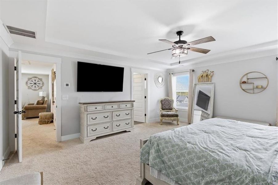 Furnished interior view inside a new home in , Hoschton (Image 17).