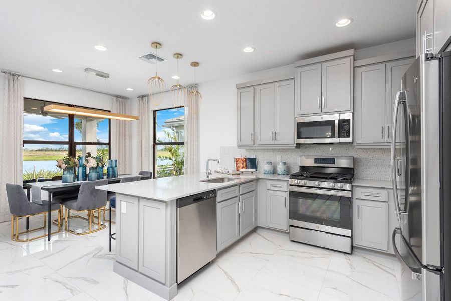Representative furnished interior of a home built from the Abaco by GL Homes in Valencia Parc at Riverland, Port St. Lucie (Image 7).