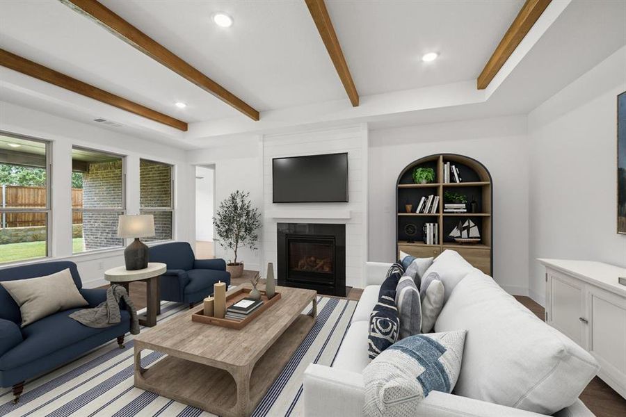 Furnished interior view inside a new home in Sterling Greene, Arlington (Image 21). Furnished interior view inside a new home in Sterling Greene, Arlington (Image 21).