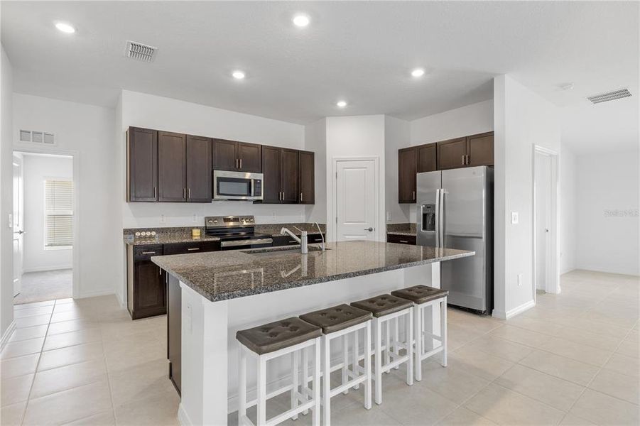 Furnished interior view inside a new home in Wind Meadows South, Bartow (Image 12).