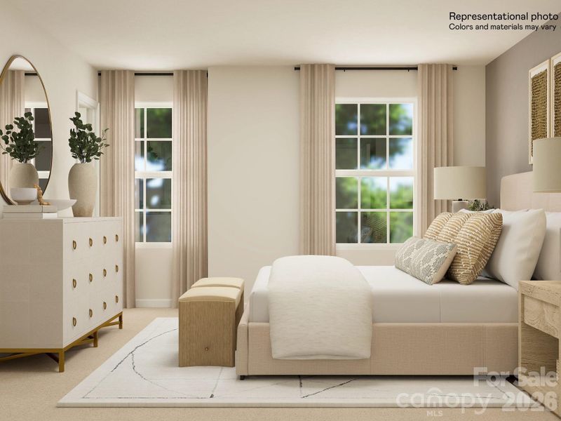 Furnished interior view inside a new home in Shannon Woods, Maiden (Image 14).