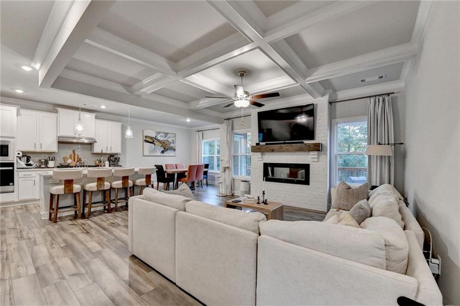 Furnished interior view inside a new home in , Lawrenceville (Image 5).