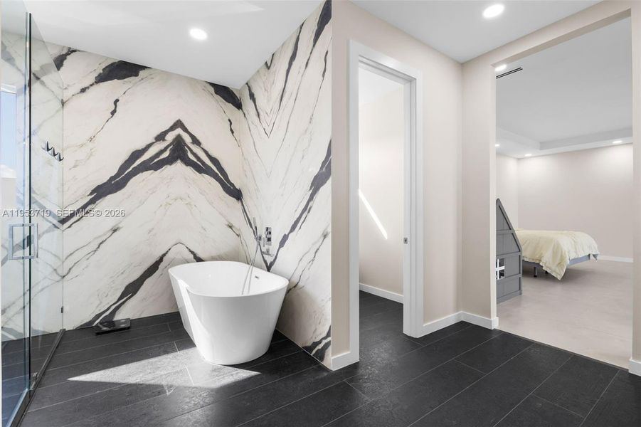 Furnished interior view inside a new home in , Palmetto Bay (Image 11).