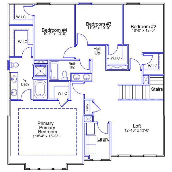 2D floor plan layout of this home in Ellington, Elgin, SC (Image 2).