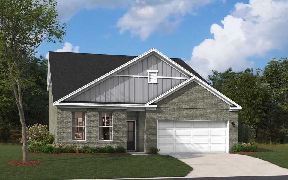Representative exterior photo of a completed home built from the The Jefferson by Stanley Martin Homes in Green Tree Place, Anderson, SC (Image 67).