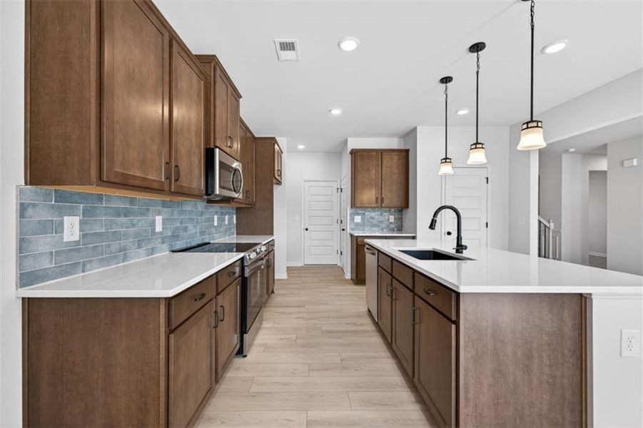 Furnished interior view inside a new home in Allen Manor, Hoschton (Image 9).