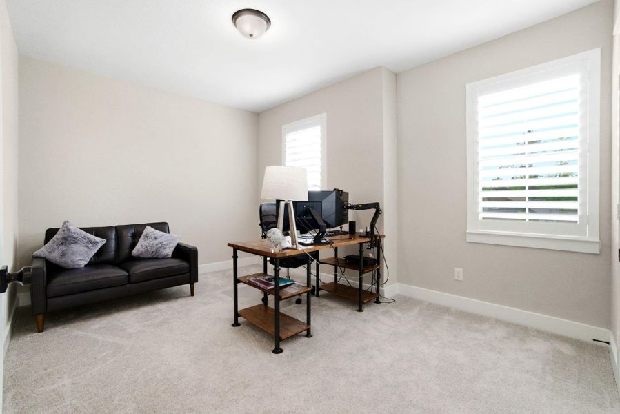 Furnished interior view inside a new home in Woodforest - Kingsley Square 50' Homesites, Montgomery (Image 29).