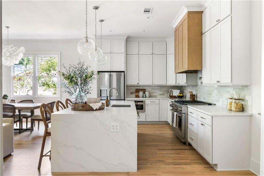 Furnished interior view inside a new home in , Marietta (Image 8).