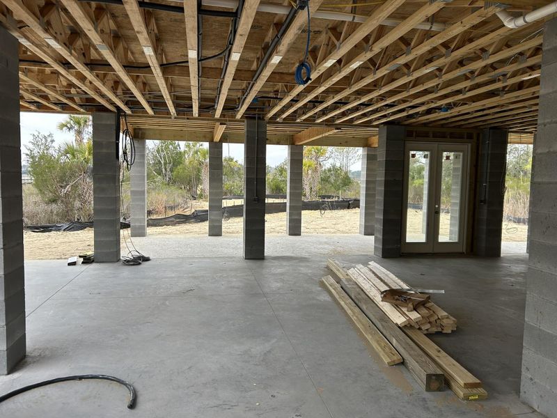 In-progress construction of a new home in , Awendaw, SC (Image 33).