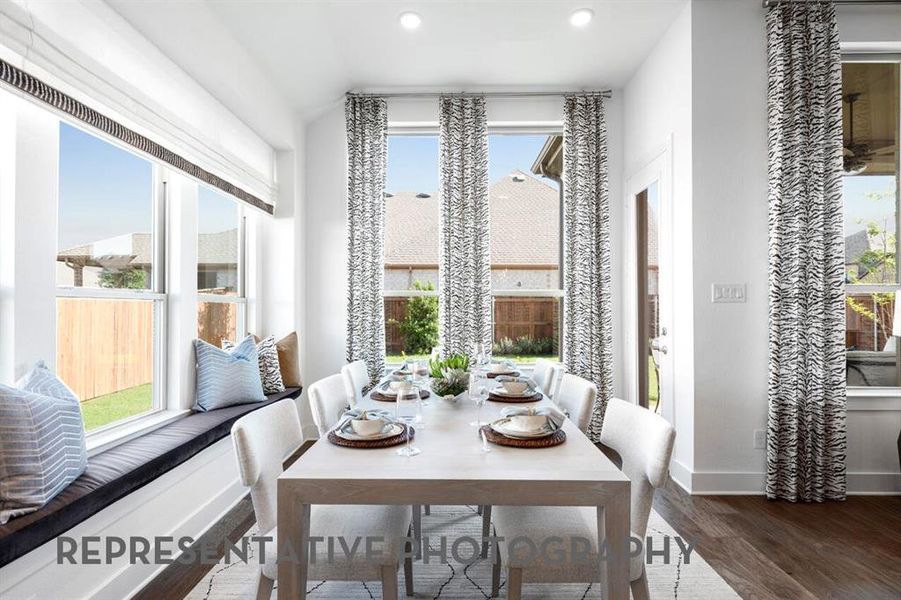 Furnished interior view inside a new home in Tavolo Park, Fort Worth (Image 37).