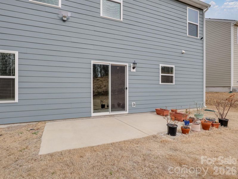 Exterior details and patio area of a home in , Davidson (Image 24).