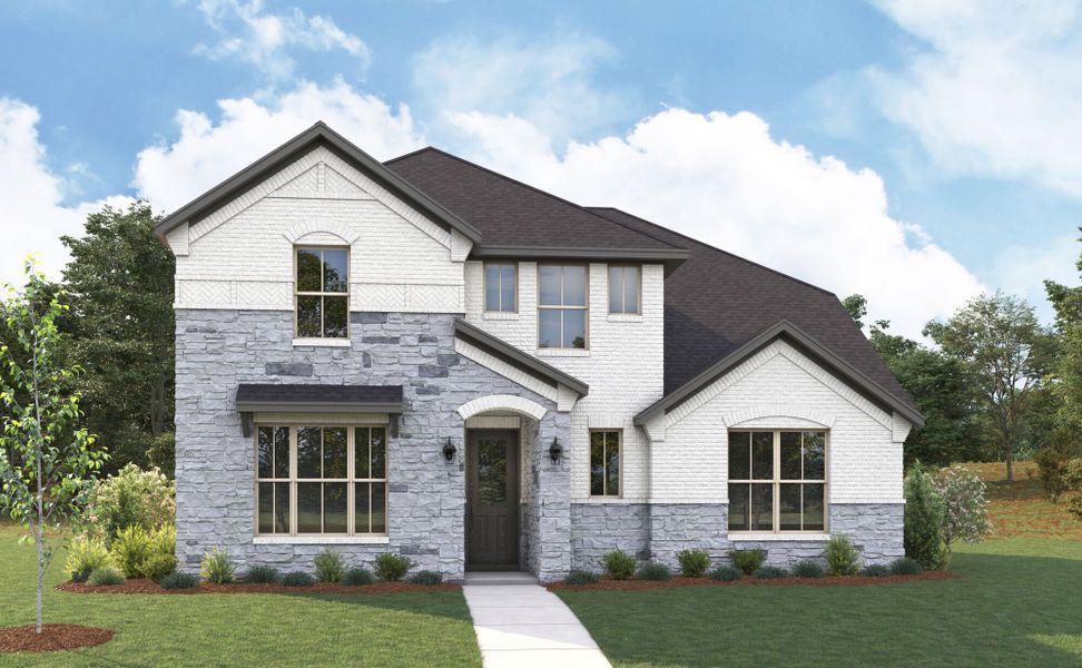 The Toledo - Old World with Stone Elevation