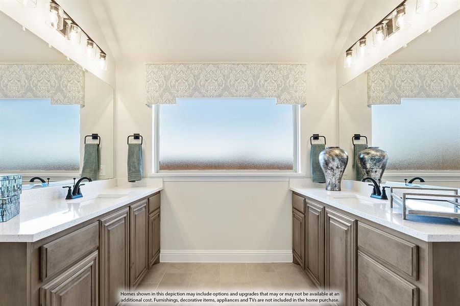 Furnished interior view inside a new home in Parks at Panchasarp Farms, Burleson (Image 30).