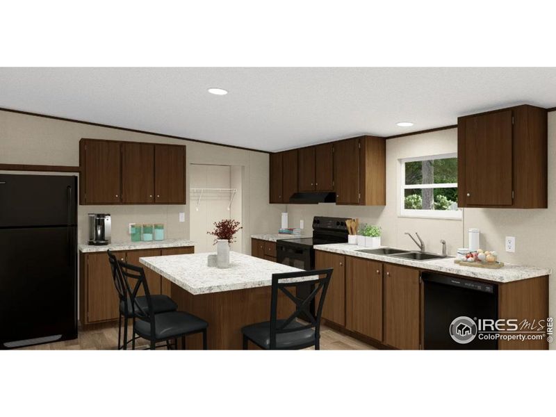 Furnished interior view inside a new home in , Briggsdale (Image 5). Furnished interior view inside a new home in , Briggsdale (Image 5).