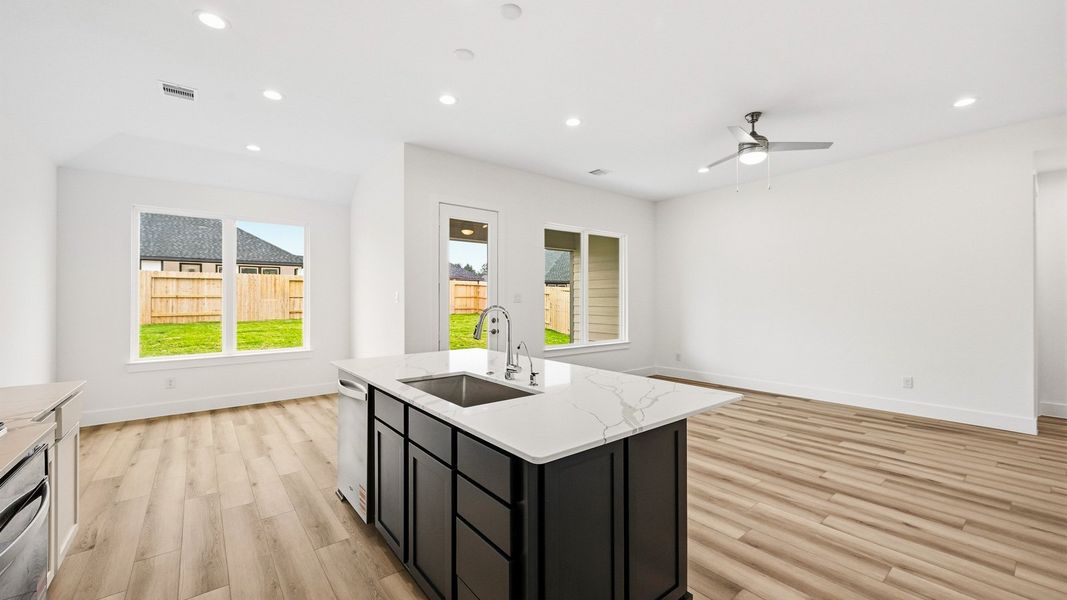 Furnished interior view inside a new home in Mill Creek Estates, Magnolia (Image 8).
